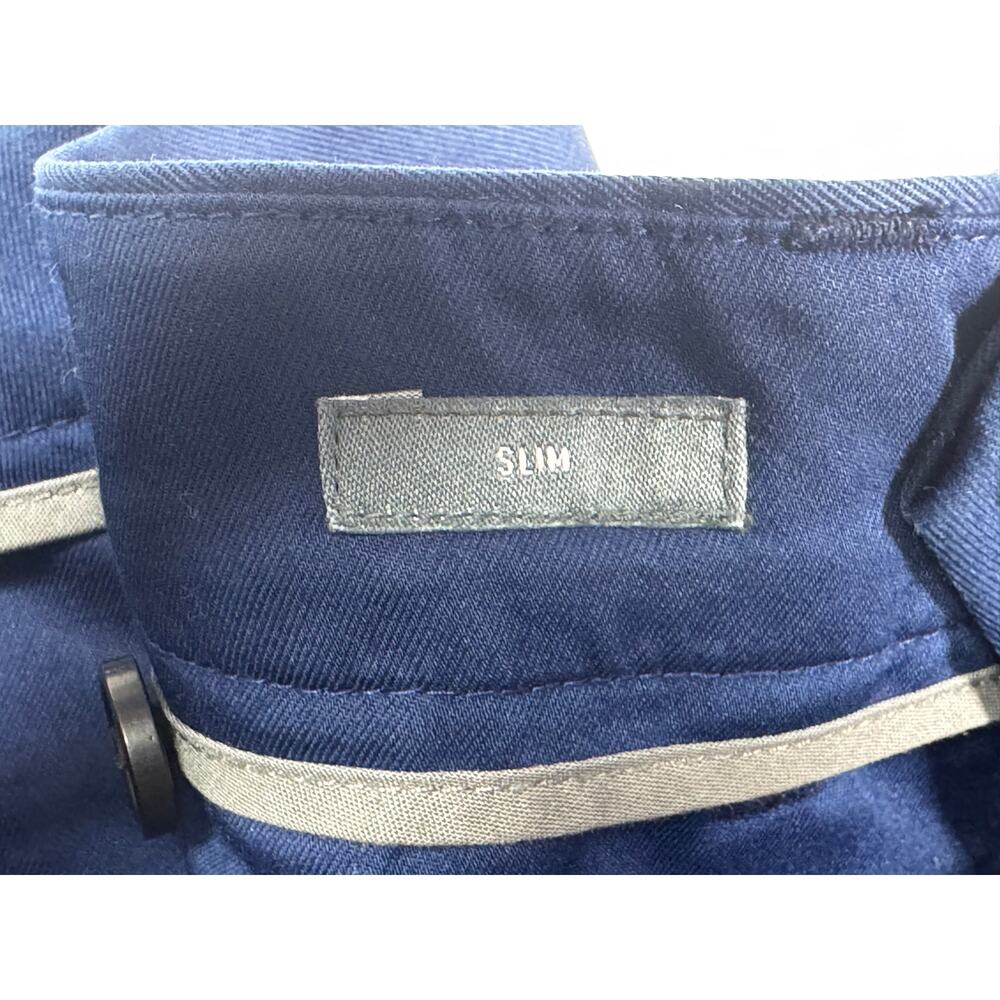 Bonobos Men's "Monday" Blue Slim Straight Chino Pants - Size 33x28 (34x28)* - Picture 5 of 6